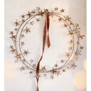COPY - Anthropologie Aged Iron Star Wreath